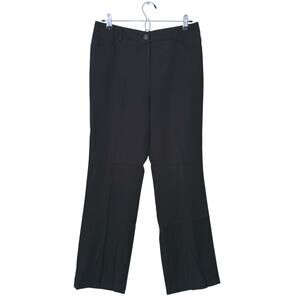 AKRIS Bergdorf Goodman Womens Wool Tailored Trouser Dress Pants Size 8 Black